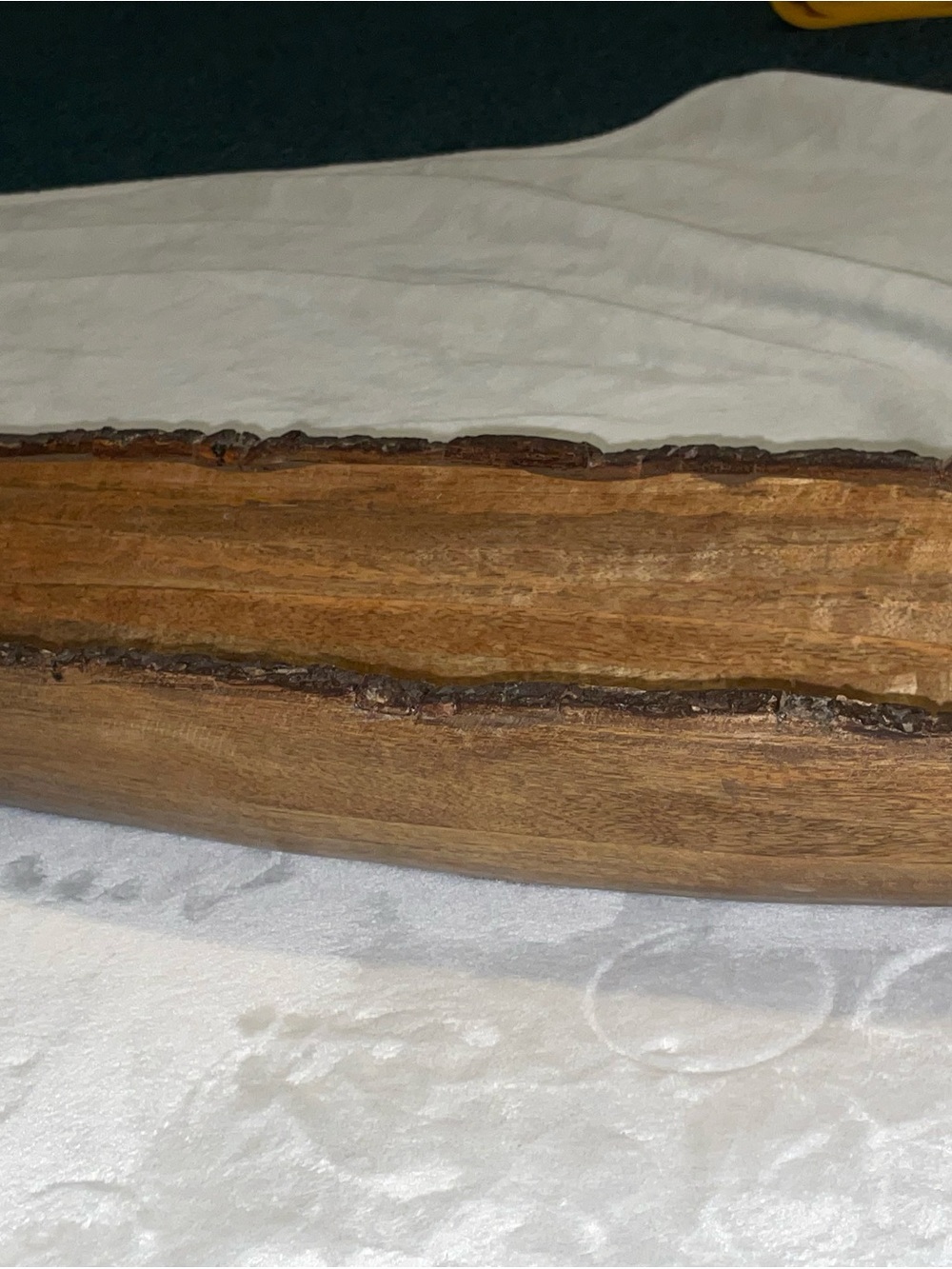 Creative Co-Op Natural Brown Wooden Dough Bowl